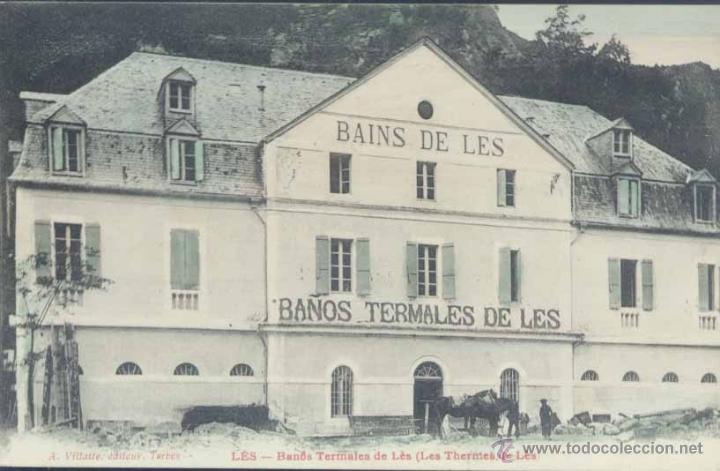 Postales: LES (L&Eacute;RIDA).- BA&Ntilde;OS TERMALES DE LES