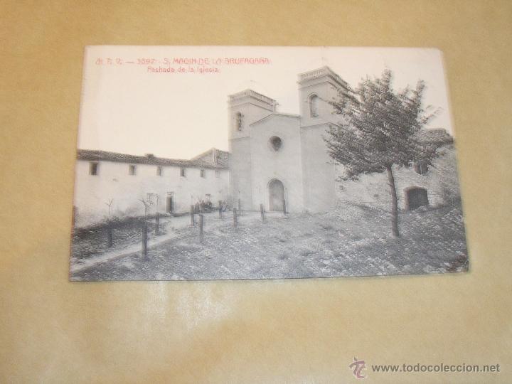 Postkarten: A,T. V. - 3397 S. MAGIN DE LA BRUFAGA&Ntilde;A ,FACHADA DE LA IGLESIA - 14X9 CM.