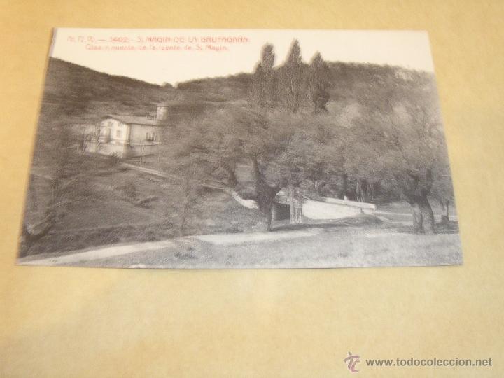 Postkarten: A.T.V. - 3402 S. MAGIN DE LA BRUFAGA&Ntilde;A ,CASA Y PUENTE DE LA FUENTE DE S. MAGIN - 14X9 CM.