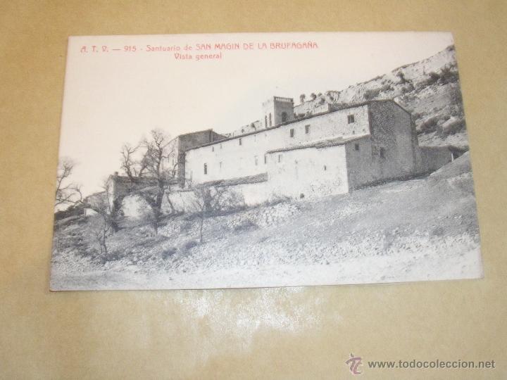 Postkarten: A.T.V. - 915 - SANTUARIO DE SAN MAGIN DE LA BRUFAGA&Ntilde;A , VISTA GENERAL -  14X9 C M.
