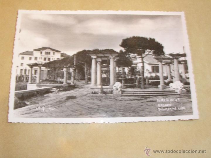 Postkarten: STA. FELIU DE GUIXOLS S'AGARO N&ordm; 4 MONUMENTAL HOTEL -14X9 CM. FOTOGRAFICA