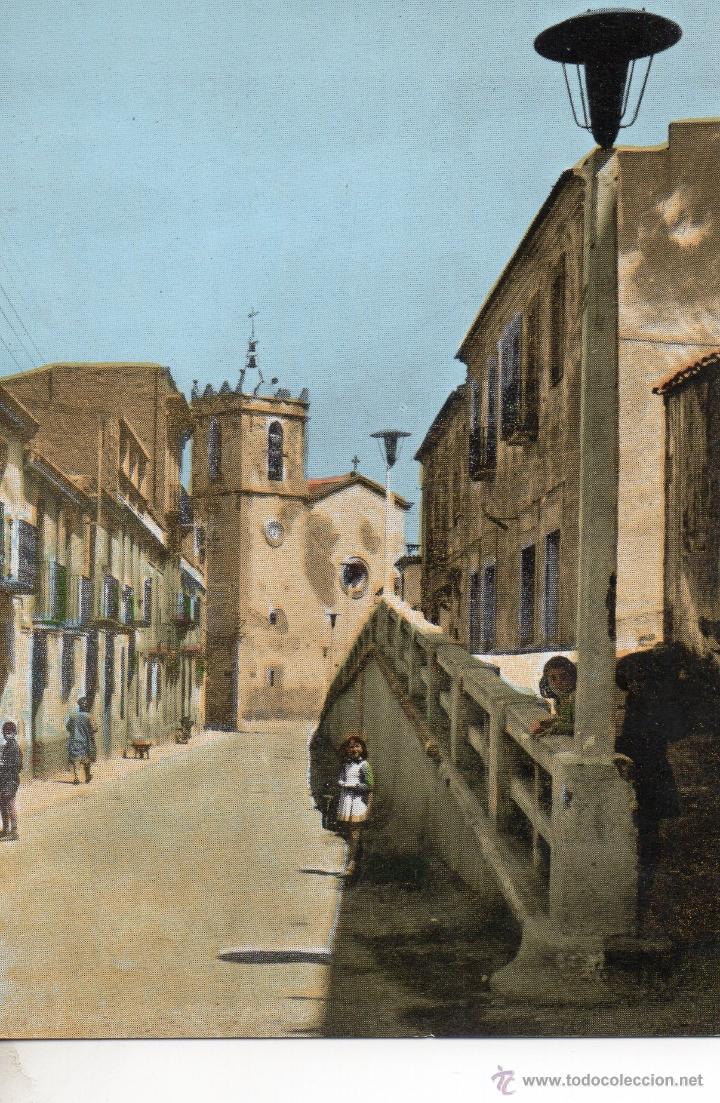 Postkarten: castellbisbal. calle caudillo. rae