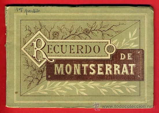 Postales: PEQUE&Ntilde;O ALBUM RECUERDO MONTSERRAT DESPLEGABLE , ANTIGUO CON 15 VISTAS , ORIGINALES