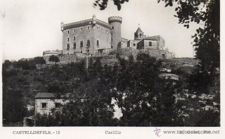 Postales: castelldefels. 15 castillo. gass&oacute; - Foto 1