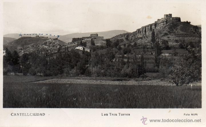 Postais: castellciutat. las tres torres. foto nuri