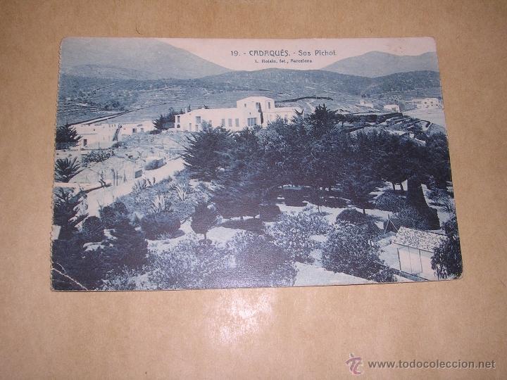 Postcards: 19 - CADAQUES - SOS PICHOT -L.ROISIN FOT . 14X9 CM.