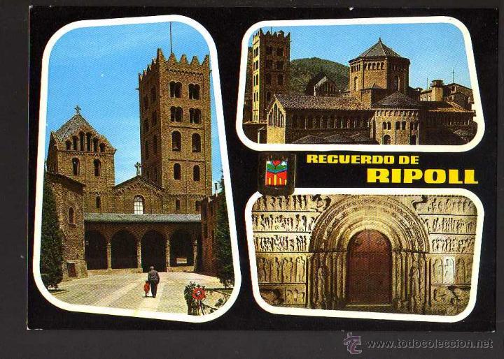 Postales: Recuerdo de Ripoll. No ciruclada. - Foto 1