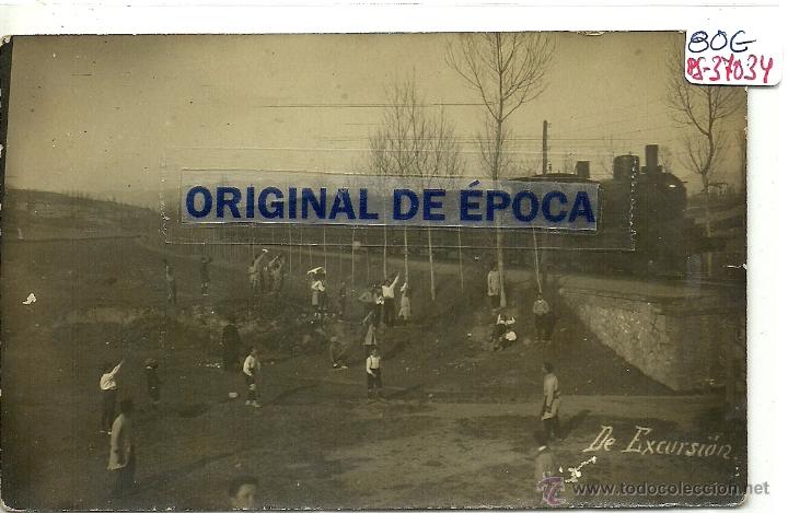 Postkarten: (PS-37034)POSTAL FOTOGRAFICA DE COMARCA OSONA-FERROCARRIL.ESCURSION ALUMNOS SAGRADO CORAZON