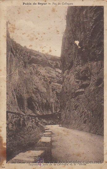 Postkarten: Pobla de Sewgur, Pas de Collegats, editor: Pedro Cortina