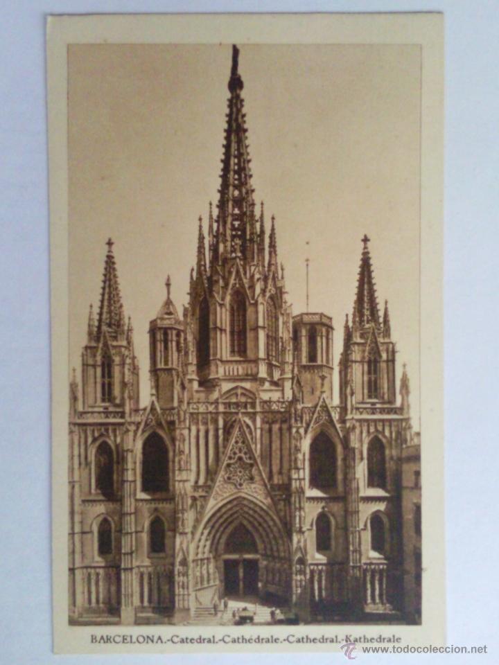 Postales: POSTAL BARCELONA, CATEDRAL - Foto 1