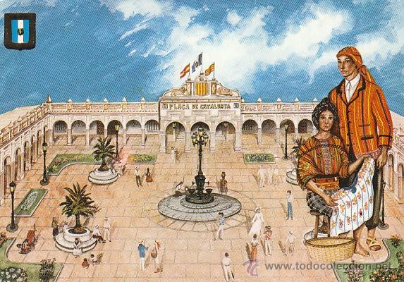 Cartes Postales: Proyecto de Plaza de Catalunya en San Juan de Sacatepequez (Guatemala)