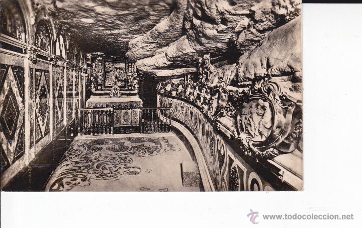 Postales: Manresa 7 Interior de la Cueva de S. Ignacio (sin circular) - Foto 1