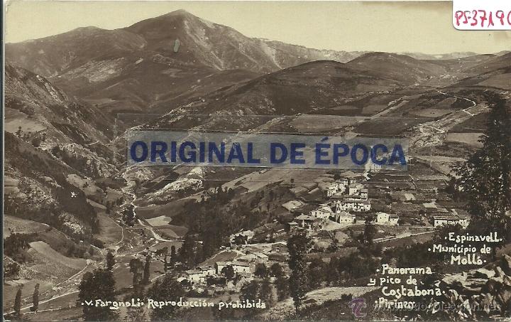 Postcards: (PS-37190)POSTAL FOTOGRAFICA DE ESPINAVELL-.PANORAMA.MANUSCRITA POR V.FARGNOLI
