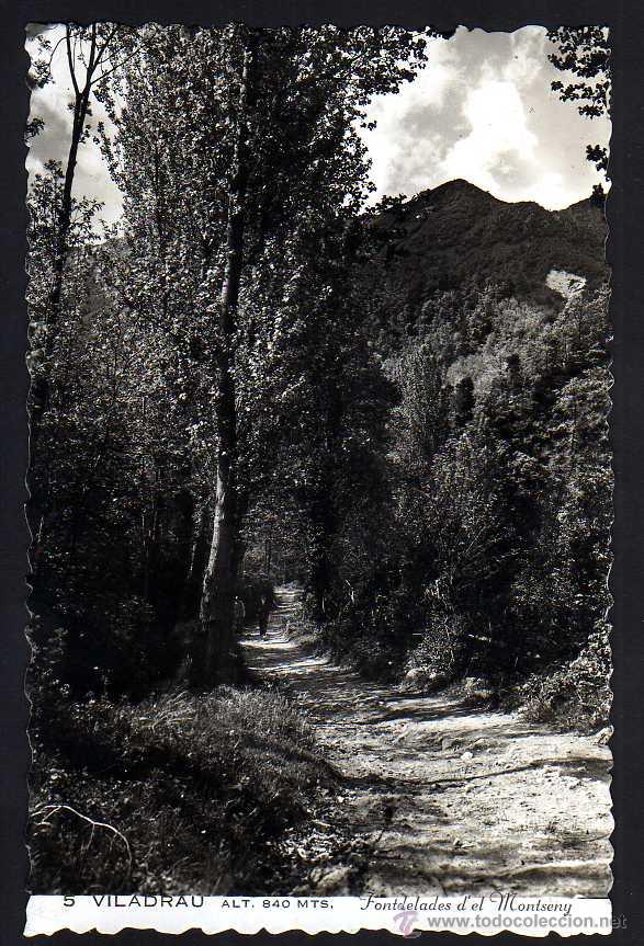 Postales: Viladrau.  Circulada 1952 - Foto 1