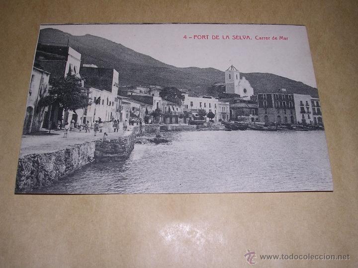 Postcards: 4.- PORT DE LA SELVA . CARRER DE MAR 6118 FOTOTIP. THOMAS 14X9 CM.