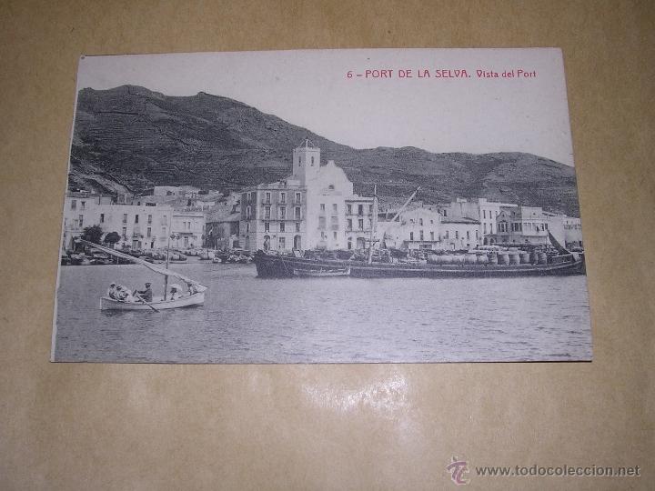 Postcards: 6 .- PORT DE LA SELVA , VISTA DEL PORT 7904 - FOTOTIP. THOMAS 14X9 CM.