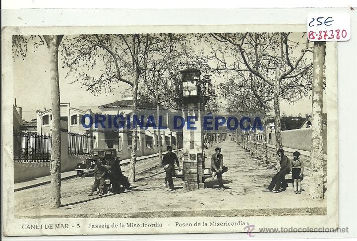 Postkarten: (PS-37380)POSTAL FOTOGRAFICA DE CANET DE MAR-PASSEIG DE LA MISERICORDIA