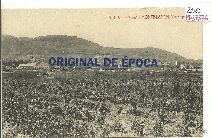 Postcards: (PS-37376)POSTAL DE MONTBLANCH-VISTA GENERAL