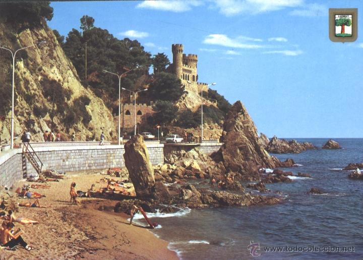 Postales: LLORET DE MAR - CASTILLO Y PASEO - Foto 1