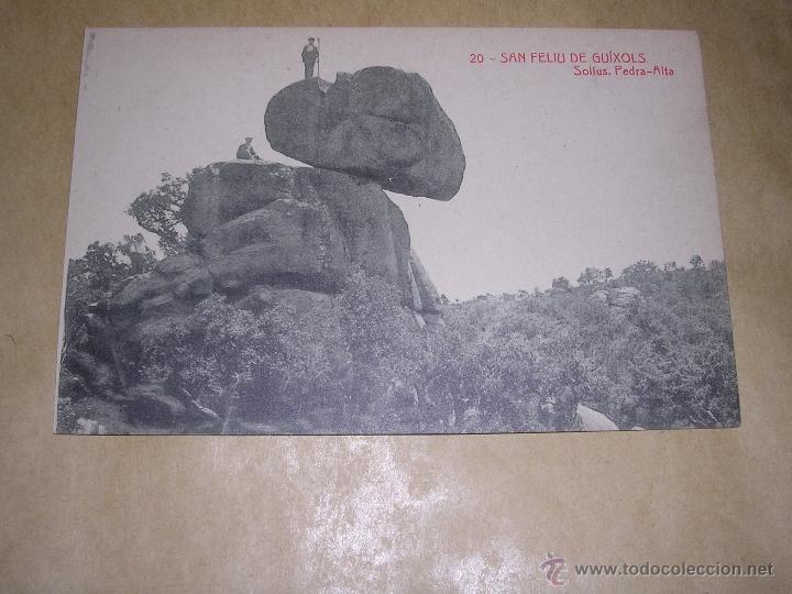 Postcards: 20 .- SAN FELIU DE GUIXOLS , SOLIUS , PEDRA-ALTA FOTOTIP. THOMAS 14X9 CM.