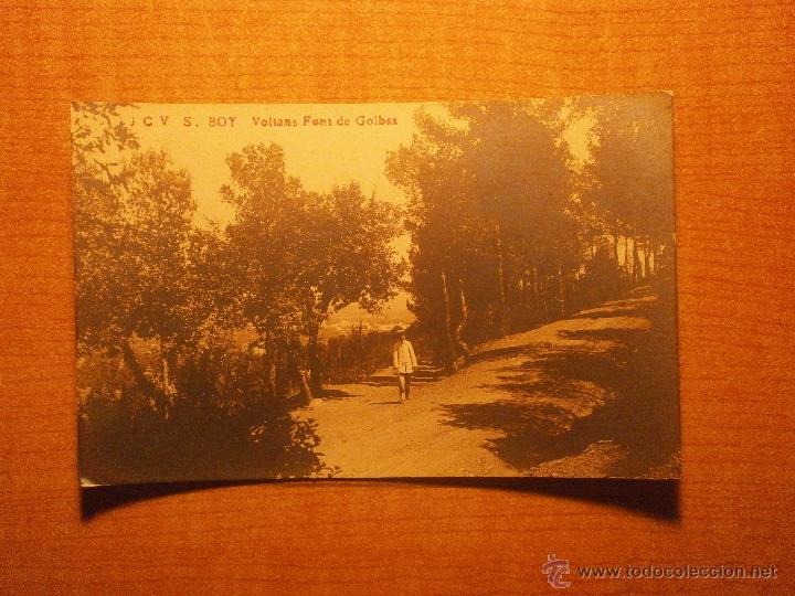 Postales: POSTAL S. BOY VOLTANTS FONT DE GOLBAS .J. C . V  SIN CIRCULAR