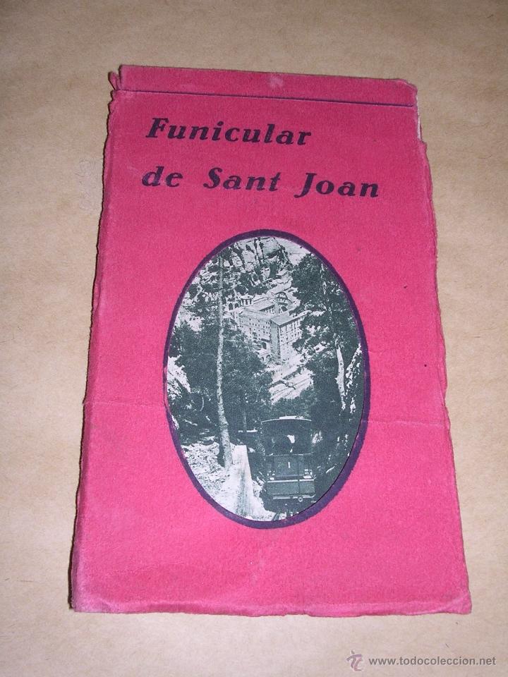 Postcards: TACO DE POSTALES FUNICULAR DE SANT JOAN , MONSERRAT - DEO S.A. - 12 POSTALES 14X9 CM.