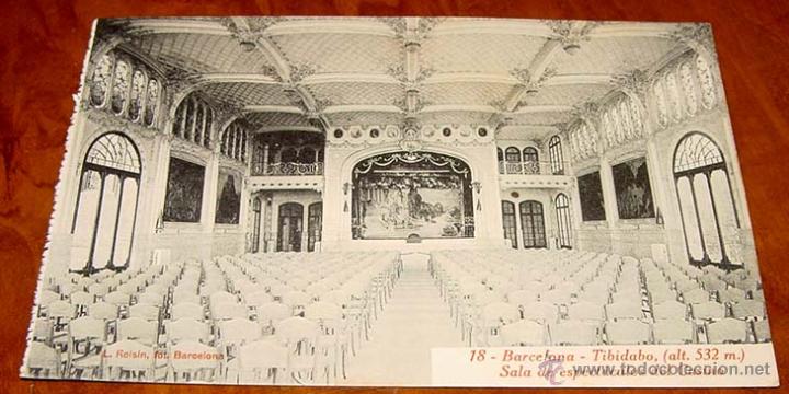 Postkarten: ANTIGUA POSTAL DE BARCELONA-TIBIDABO SALA DE ESPECTACULOS DEL CASINO- L. ROISIN- NO CIRCULADA