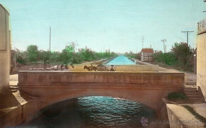 Postales: l&eacute;rida. b.3 canal de ser&oacute;s y puente. editorial fotogr&aacute;fica