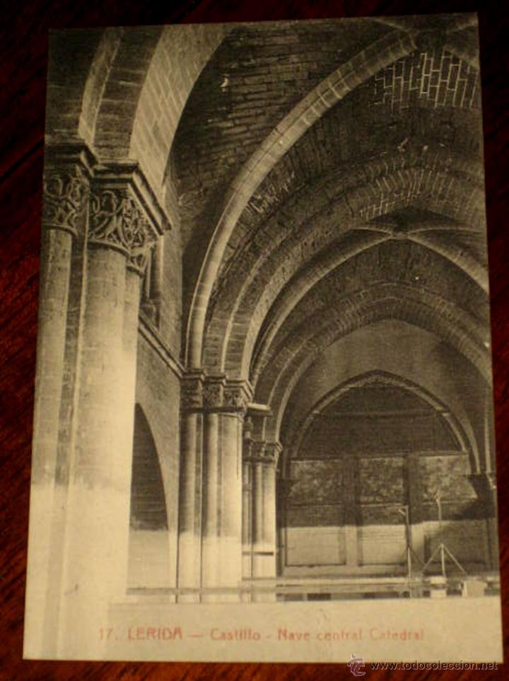 Postales: ANTIGUA POSTAL DE LERIDA - N. 17 - CASTILLO - IMPRESOR SOL Y BENET - NO CIRCULADA.