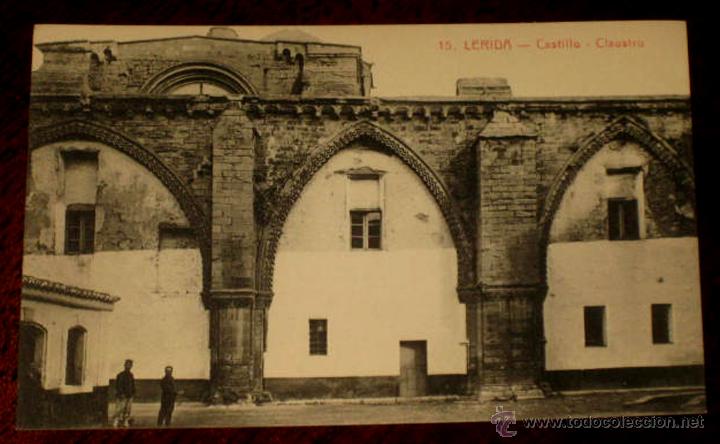 Postales: ANTIGUA POSTAL DE LERIDA - N. 16 - CASTILLO - IMPRESOR SOL Y BENET - NO CIRCULADA.