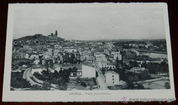Postales: ANTIGUA POSTAL DE LERIDA, VISTA PANORAMICA, ED. PAYA, NO CIRCULADA.