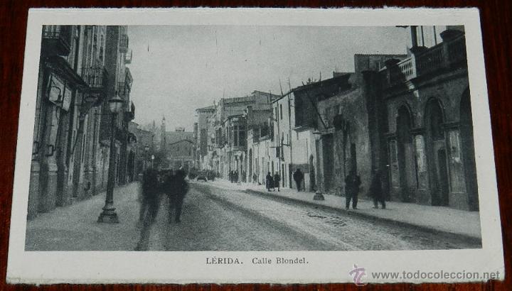 Postales: ANTIGUA POSTAL DE LERIDA, CALLE BLONDEL, ED. PAYA, NO CIRCULADA.