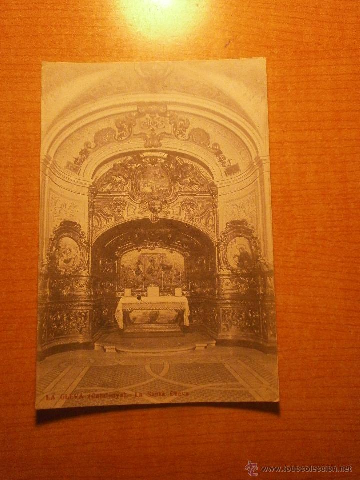 Postais: POSTAL   LA GLEVA (CATALUNYA) LA SANTA CUEVA  SIN CIRCULAR