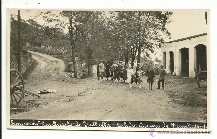 Postales: SAN ACISCLO DE VALLALTA.-EXCURSION DESDE ARENYS DE MUNT.- POSTAL FOTOGRAFIA