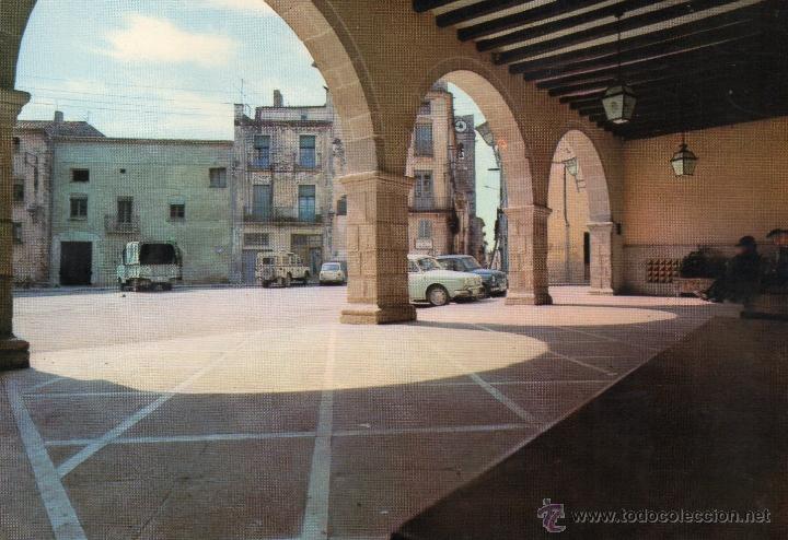 Postkarten: montbri&oacute;. plaza ayuntamiento. su&ntilde;&eacute;