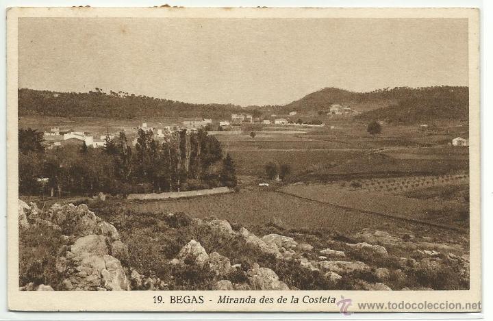 Postales: BEGAS.-MIRANDA DES DE LA COSTETA.-N&ordm; 19.- EDICIO DOMENEC VENDRELL