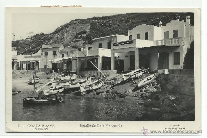 Postales: PALAMOS N&ordm; 2.-DETALLE DE LA CALA MARGARIDA.-EDICION LIBRERIA MARGARITA VIDAL