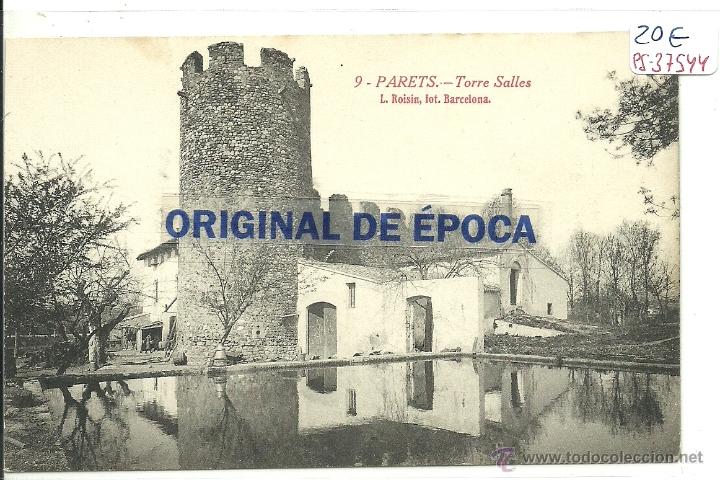 Postcards: (PS-37544)POSTAL DE PARETS-TORRE SALLES