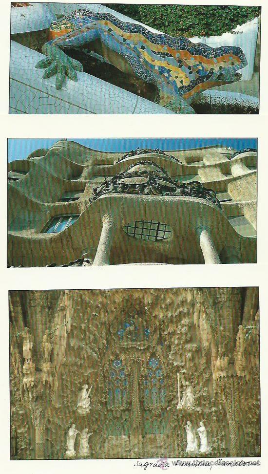 Postales: 10 postales Gaudi 1975