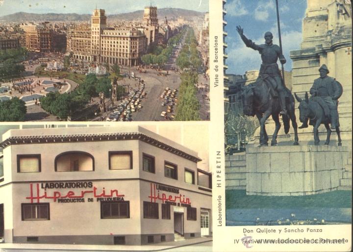 Postales: BARCELONA - LABORATORIOS HIPERTIN - Foto 1