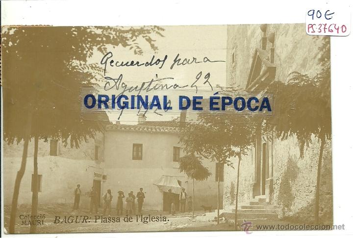 Postcards: (PS-37640)POSTAL FOTOGRAFICA DE BAGUR-PLASSA DE L&acute;IGLESIA