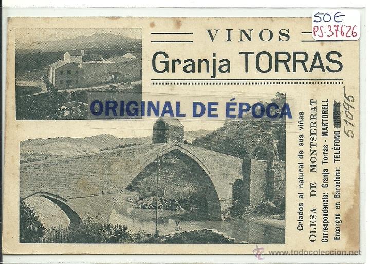 Postkarten: (PS-37626)POSTAL DE OLESA DE MONTSERRAT-VINOS GRANJA TORRAS
