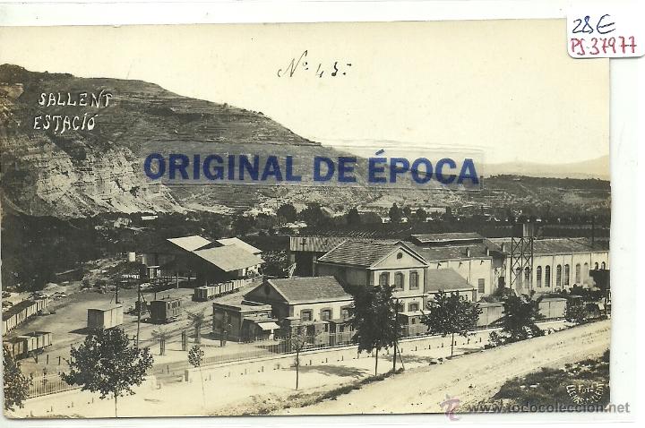Postcards: (PS-37977)POSTAL FOTOGRAFICA DE SALLENT-ESTACION DE FERROCARRIL