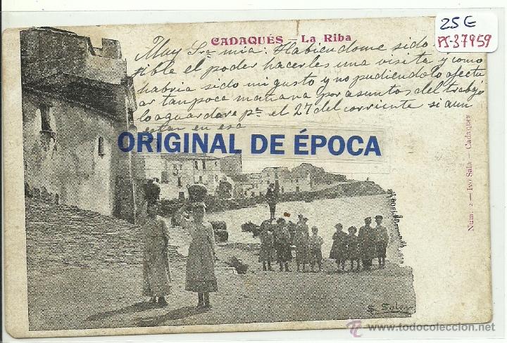 Postcards: (PS-37959)POSTAL DE CADAQUES-LA RIBA