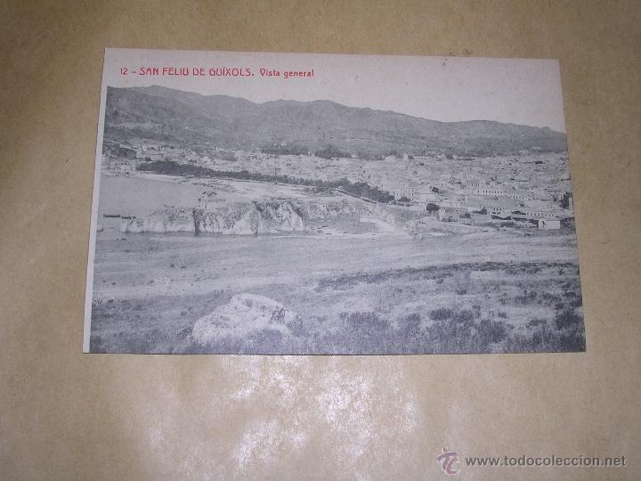 Postcards: 12 .- SAN FELIU DE GUIXOLS . VISTA GENERAL FOTOTIP. THOMAS 14X9 CM.