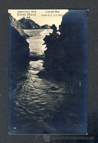 Postales: Postal de la COSTA BRAVA: Cam&iacute; del Moli (Col. Mur n. 68)
