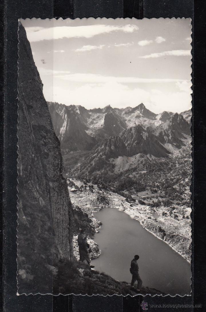 Postales: REGION DE ESPOT - SAN NICOLAU. 85 SAN MAURICIO. ESTANY AMITGES DESDE LA AGUJA