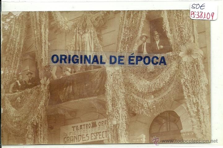 Postcards: (PS-38109)POSTAL FOTOGRAFICA DE ULLDECONA???-TEATRO ORFEO