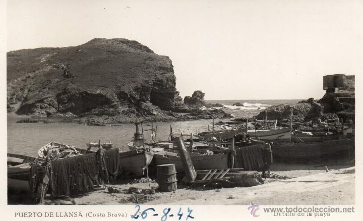 Postales: llans&aacute;. detalle de la playa - Foto 1
