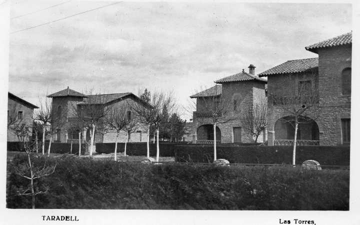 Postales: taradell. las torres - Foto 1